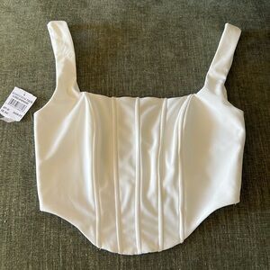 Edikted White corset top
